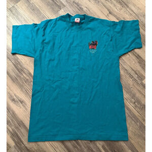 Vtg Waco Wizards WPHL Hockey T-Shirt Minor League 1996 Inaugural Season Large